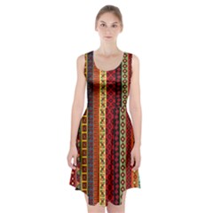 Tribal Grace Colorful Racerback Midi Dress by Mariart