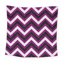 Zigzag Pattern Square Tapestry (large) by Valentinaart