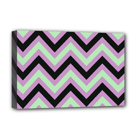 Zigzag pattern Deluxe Canvas 18  x 12  