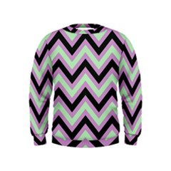 Zigzag pattern Kids  Sweatshirt