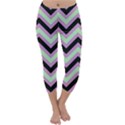 Zigzag pattern Capri Winter Leggings  View1