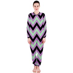 Zigzag pattern OnePiece Jumpsuit (Ladies) 