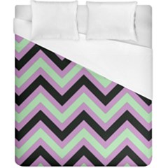 Zigzag pattern Duvet Cover (California King Size)