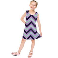 Zigzag pattern Kids  Tunic Dress