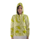 Floral pattern Hooded Wind Breaker (Women) View1