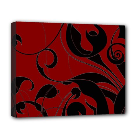 Floral pattern Deluxe Canvas 20  x 16  