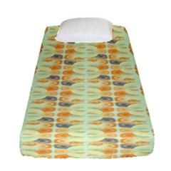 Ethnic Orange Pattern Fitted Sheet (single Size)