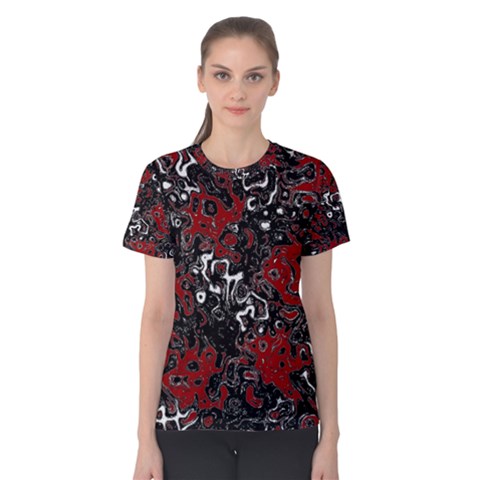 Abstraction Women s Cotton Tee by Valentinaart