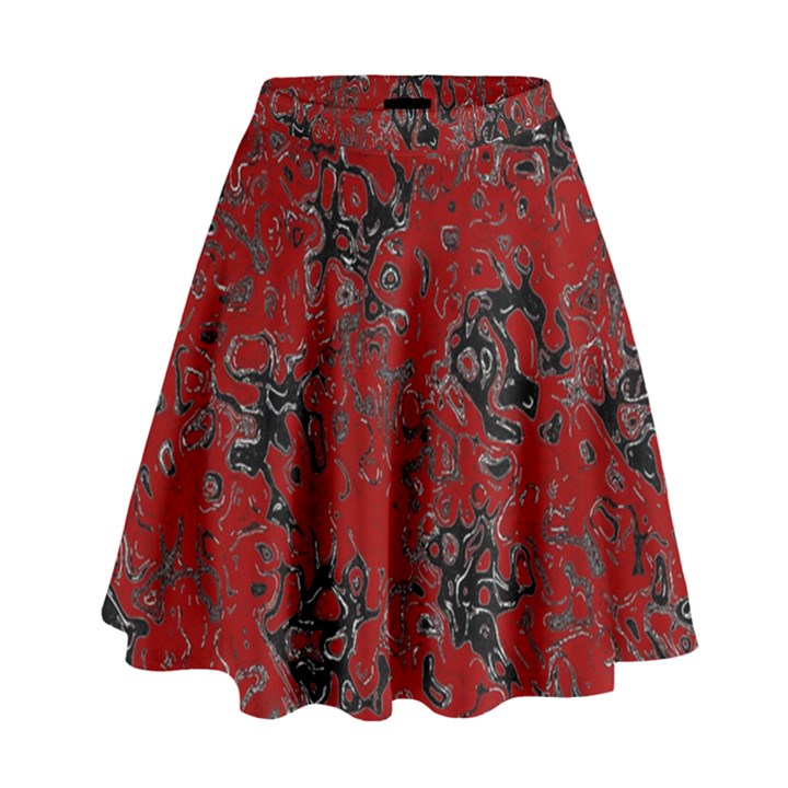 Abstraction High Waist Skirt