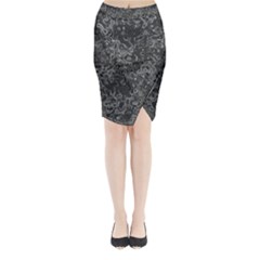 Abstraction Midi Wrap Pencil Skirt by Valentinaart