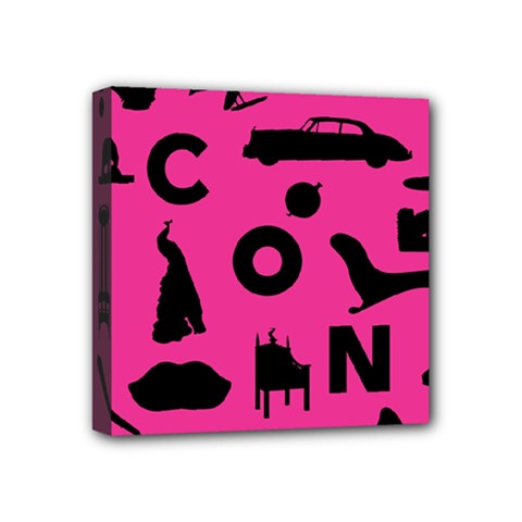 Car Plan Pinkcover Outside Mini Canvas 4  X 4  by Mariart