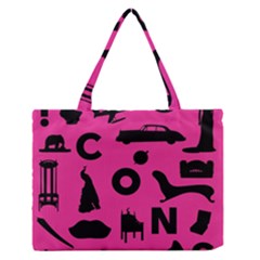 Car Plan Pinkcover Outside Medium Zipper Tote Bag by Mariart