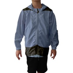 Circle Round Grey Blue Hooded Wind Breaker (kids) by Mariart