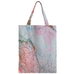 Geode Crystal Pink Blue Zipper Classic Tote Bag by Mariart