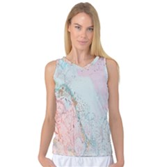 Geode Crystal Pink Blue Women s Basketball Tank Top by Mariart