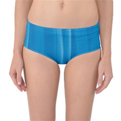 Abstraction Mid-Waist Bikini Bottoms