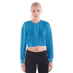 Abstraction Cropped Sweatshirt