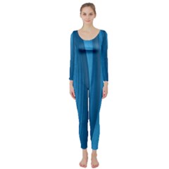 Abstraction Long Sleeve Catsuit