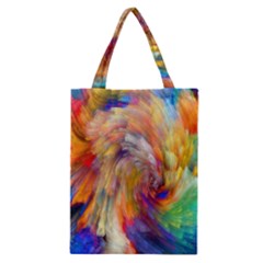 Rainbow Color Splash Classic Tote Bag