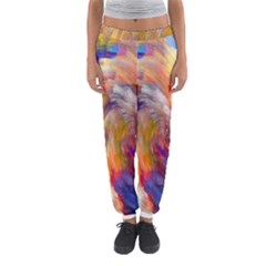 Rainbow Color Splash Women s Jogger Sweatpants