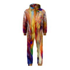 Rainbow Color Splash Hooded Jumpsuit (kids) by Mariart