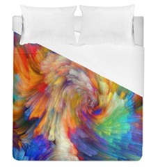 Rainbow Color Splash Duvet Cover (Queen Size)