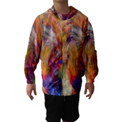 Rainbow Color Splash Hooded Wind Breaker (Kids)