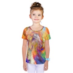 Rainbow Color Splash Kids  One Piece Tee