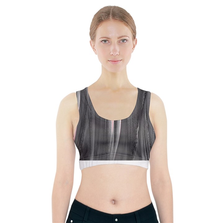 Abstraction Sports Bra With Pocket