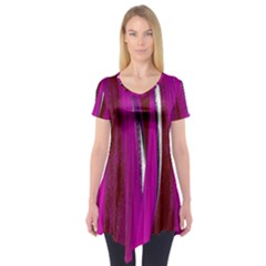 Abstraction Short Sleeve Tunic  by Valentinaart