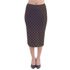 Pattern Velvet Midi Pencil Skirt by Valentinaart