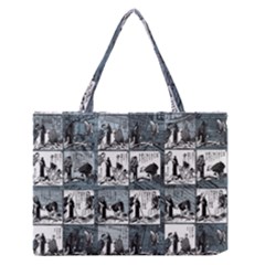 Comic Book  Medium Zipper Tote Bag by Valentinaart