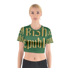 The Irish Republic Flag (1916, 1919-1922) Cotton Crop Top by abbeyz71