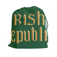 The Irish Republic Flag (1916, 1919-1922) Drawstring Pouches (xxl) by abbeyz71