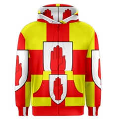 Flag Of The Province Of Ulster  Men s Zipper Hoodie by abbeyz71