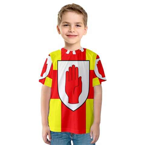 Flag Of The Province Of Ulster  Kids  Sport Mesh Tee by abbeyz71