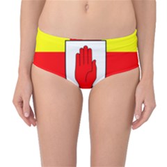 Flag Of The Province Of Ulster  Mid-waist Bikini Bottoms by abbeyz71