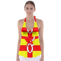 Flag Of The Province Of Ulster  Babydoll Tankini Top by abbeyz71