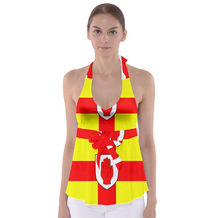 Flag of the Province of Ulster  Babydoll Tankini Top