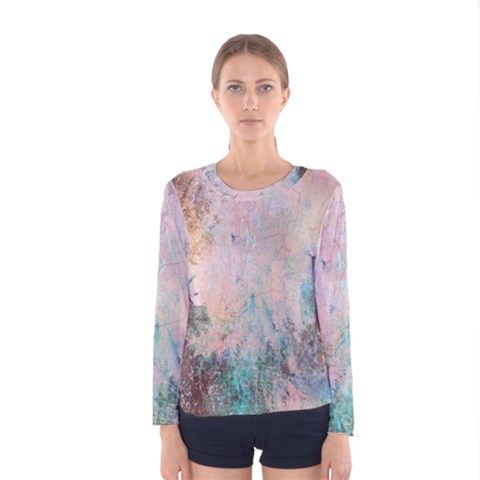 Cold Stone Abstract Women s Long Sleeve Tee by digitaldivadesigns