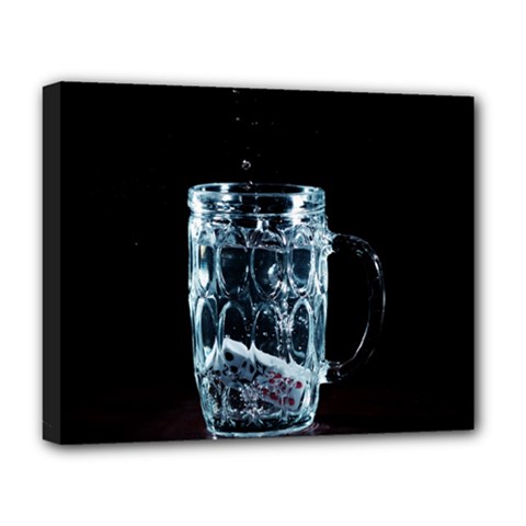 Glass Water Liquid Background Deluxe Canvas 20  x 16  