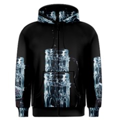 Glass Water Liquid Background Men s Zipper Hoodie