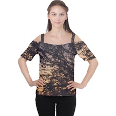 Arizona Sunset Women s Cutout Shoulder Tee