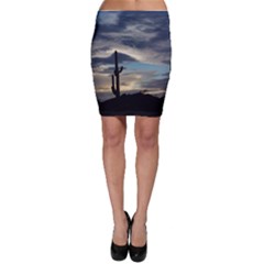 Cactus Sunset Bodycon Skirt by JellyMooseBear