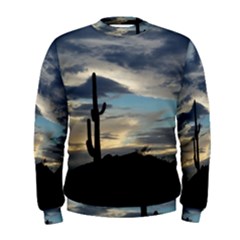 Cactus Sunset Men s Sweatshirt by JellyMooseBear