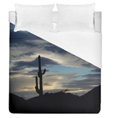 Cactus Sunset Duvet Cover (queen Size) by JellyMooseBear