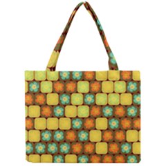 Random Hibiscus Pattern Mini Tote Bag by linceazul