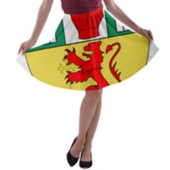 County Antrim Coat Of Arms A-line Skater Skirt by abbeyz71