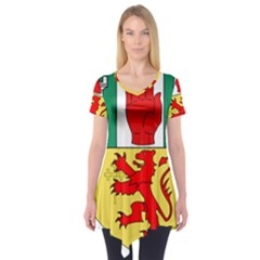 County Antrim Coat Of Arms Short Sleeve Tunic  by abbeyz71