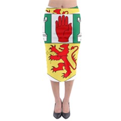County Antrim Coat Of Arms Midi Pencil Skirt by abbeyz71